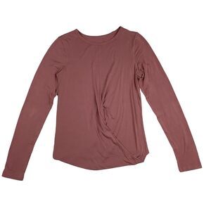 Lululemon Serene Saturday Long Sleeve Quicksand Top Women’s 4 - 6 Pink